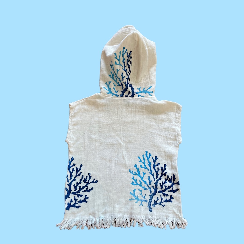 Second image of Coral Baby Poncho