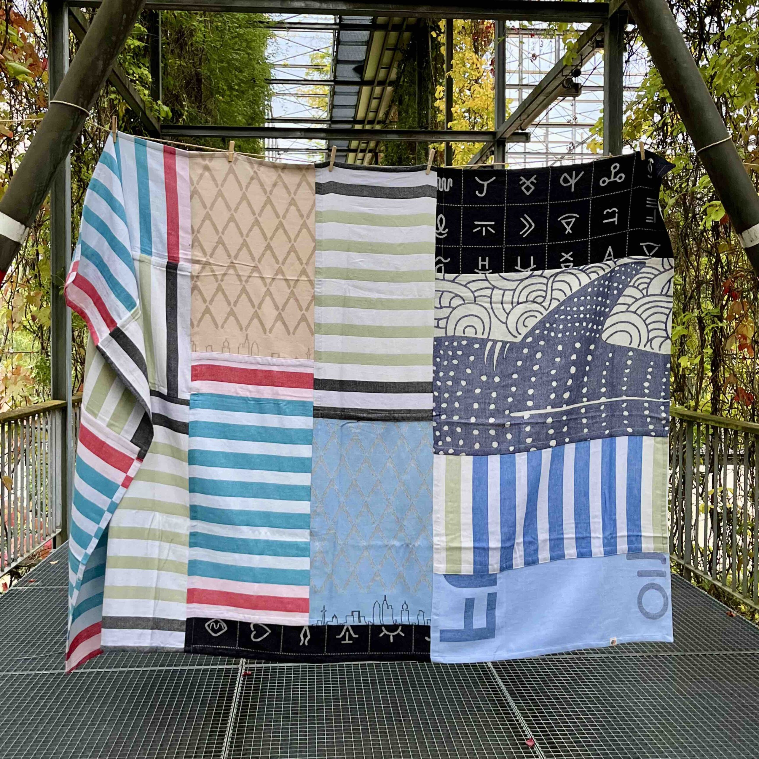 Into the Mosaic - Shark Blanket